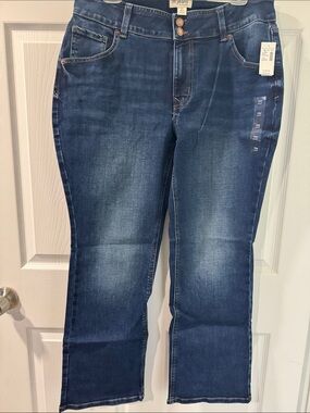 Maurices Dark Blue Straight-Leg Jeans